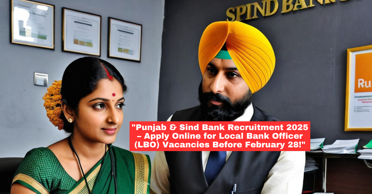 Punjab & Sind Bank Recruitment 2025